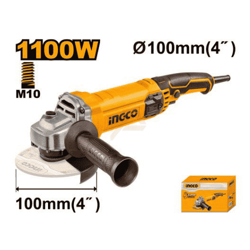 INGCO 1100W Angle Grinder (4") AG1100382
