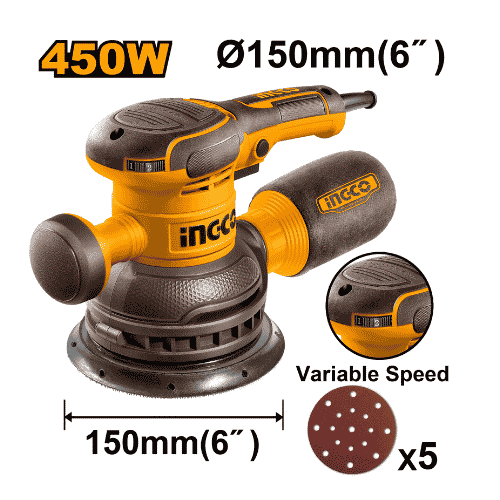 INGCO 450w Rotary Sander - RS4516