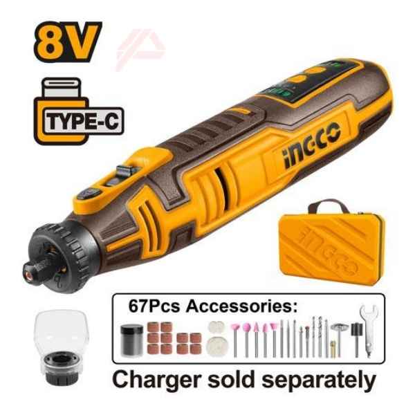 INGCO 8v Cordless Grinder - CMGLI0801