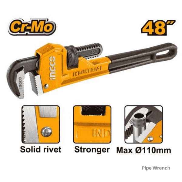 INGCO 48" Pipe Wrench - HPW0848