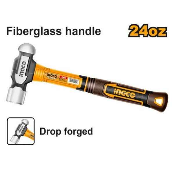 INGCO 24oz Ball Pein Hammer - HBPH81024