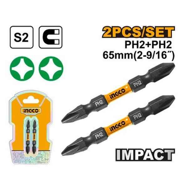 INGCO Impact screwdriver bits - SDBIM72PH265