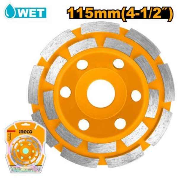 INGCO 4.5" Diamond cup wheels - CGW021151