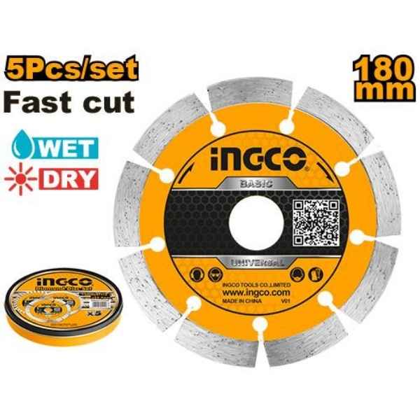INGCO 7" Diamond disc set - DMD011802M