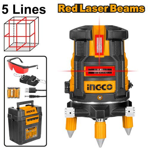 INGCO Self-leveling line laser(Red laser beams) - HLL306505