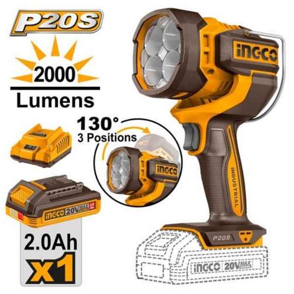INGCO Cordless work lamp - CWLI20881
