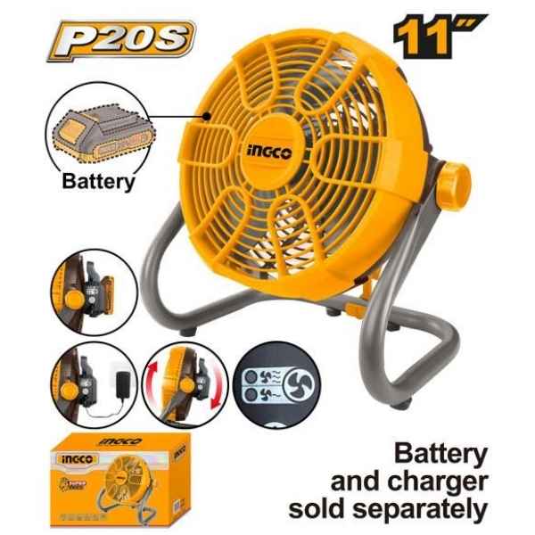 INGCO Cordless fan - CFALI2002