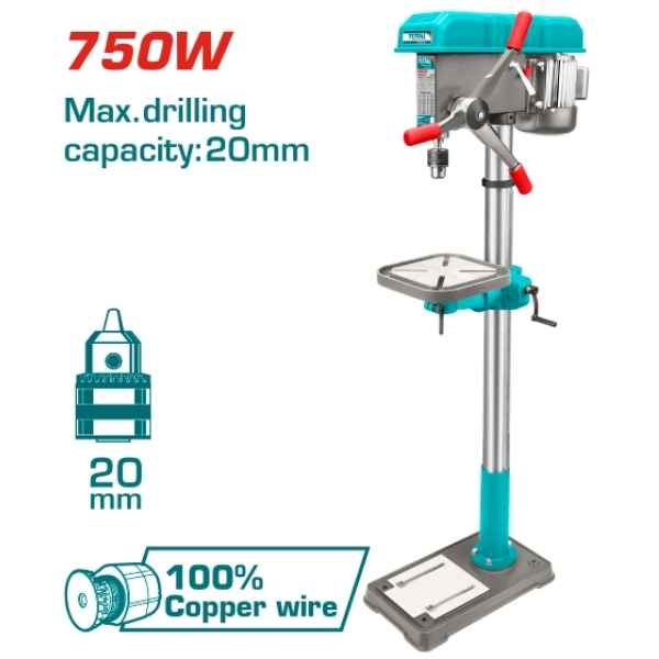 TOTAL 750w Drill Press - TDP207505
