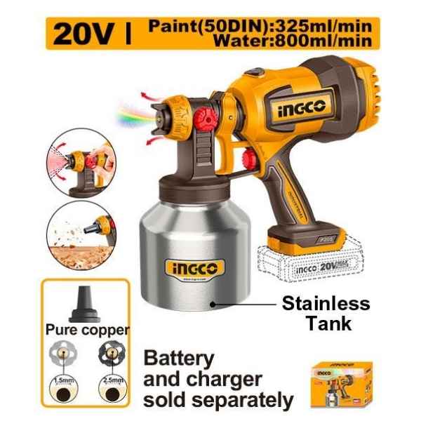 INGCO Cordless spray gun - CSGLI20041