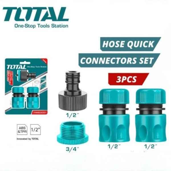 TOTAL Quick Hose Connectors Set - THW030301