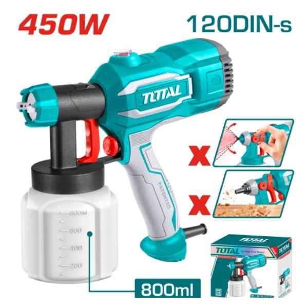 TOTAL 450w Spray Gun - TT3506