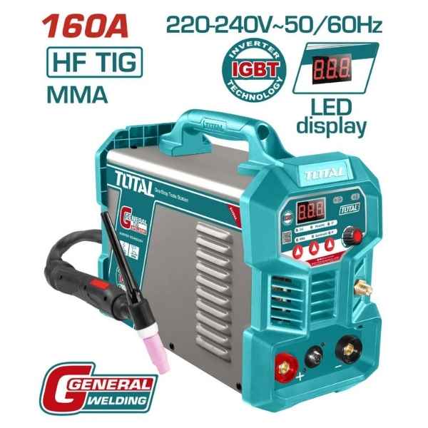 TOTAL 160A Inverter TIG/MMA Welding Machine - TIG16058