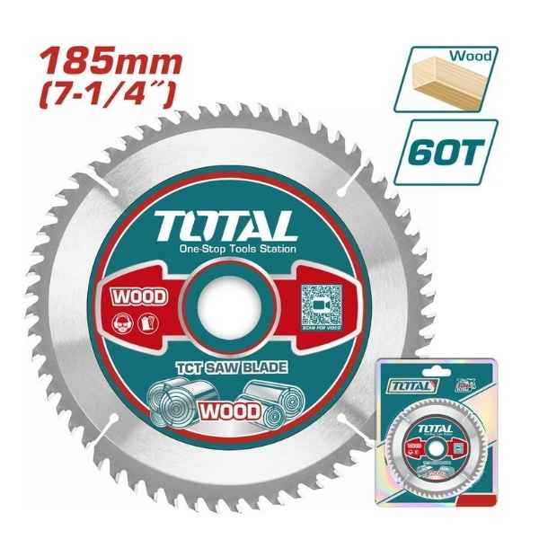TOTAL 185MM TCT Saw Blade For Aluminum - TAC231413