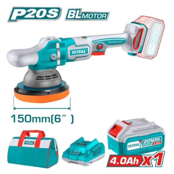 TOTAL 6" Cordless Polisher - TAPLI2015