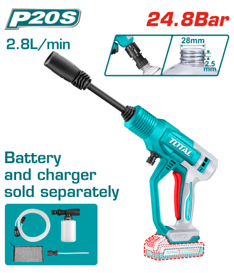 TOTAL Cordless Pressure Washer - TPWLI2036