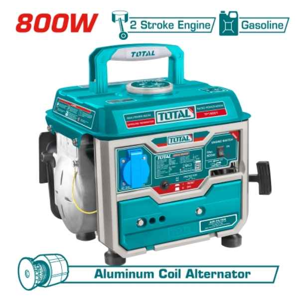 TOTAL 800w Gasoline Generator - TP18001