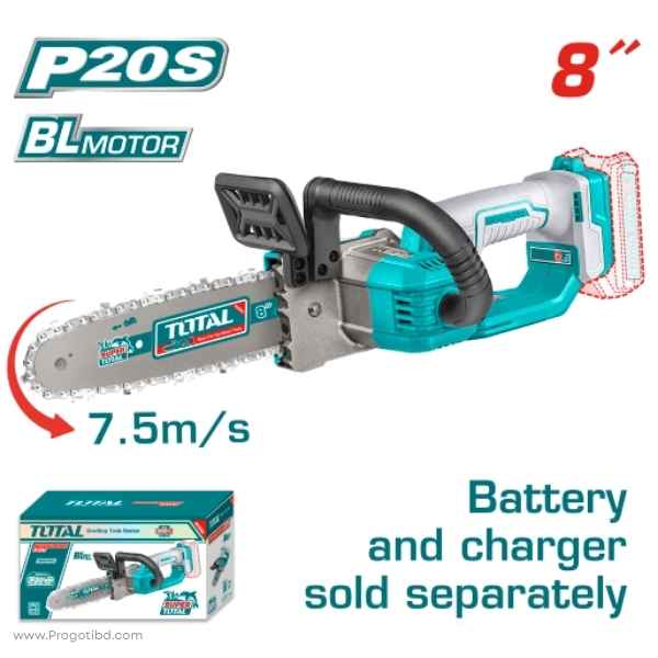 TOTAL 8" Cordless Chain Saw - TGSLI2085