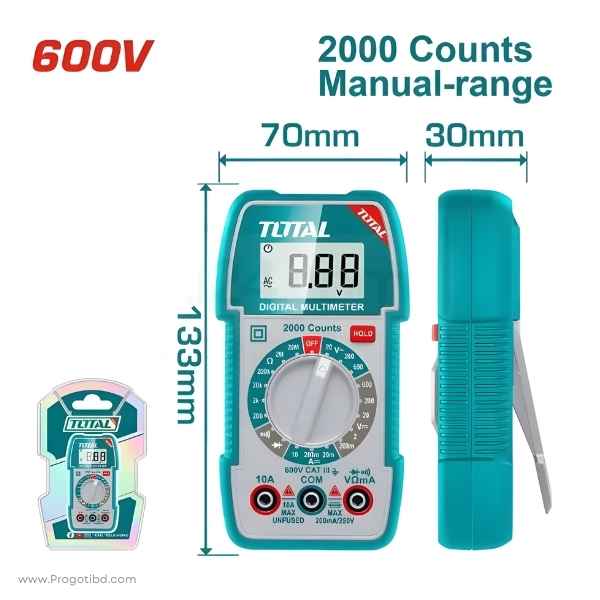 TOTAL 600V Digital Multimeter - TMT5360011