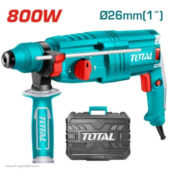 TOTAL 800W Rotary Hammer - TH308268