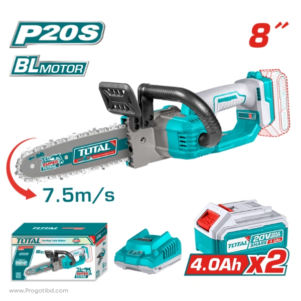 TOTAL 8" Cordless Chain Saw - TGSLI2085/1