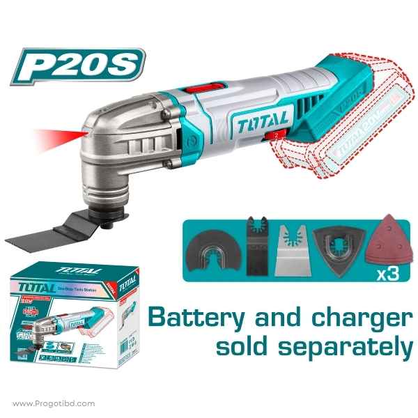 TOTAL Lithium-Ion multi-tool(No B&C) - TMLI2022